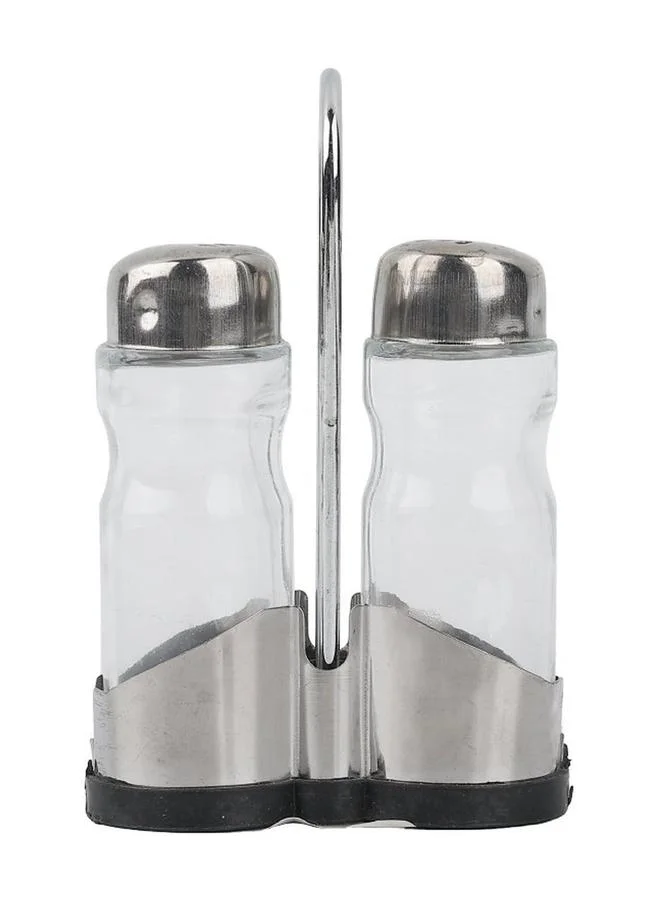Orchid Glass 2-Pieces Spice Jar Set