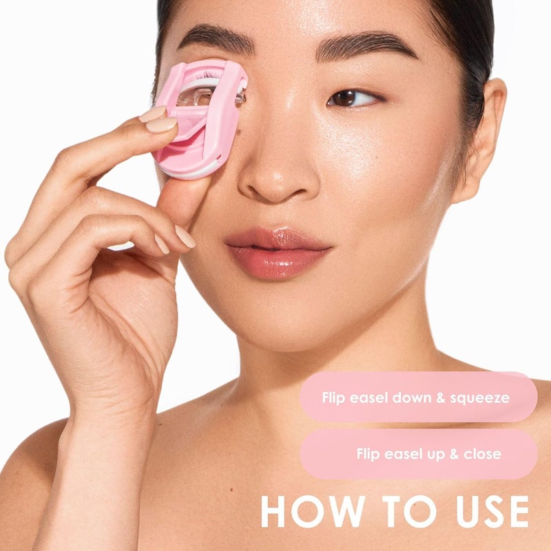 13 SOEME Mini Eyelash Curler | Portable & Travel-Friendly Lash Curler for Long-Lasting Curl | Painless, Quick & Safe | Perfect for Natural & Artificial Lashes | Lightweight Beauty Tool for Women & Girls - Image 5