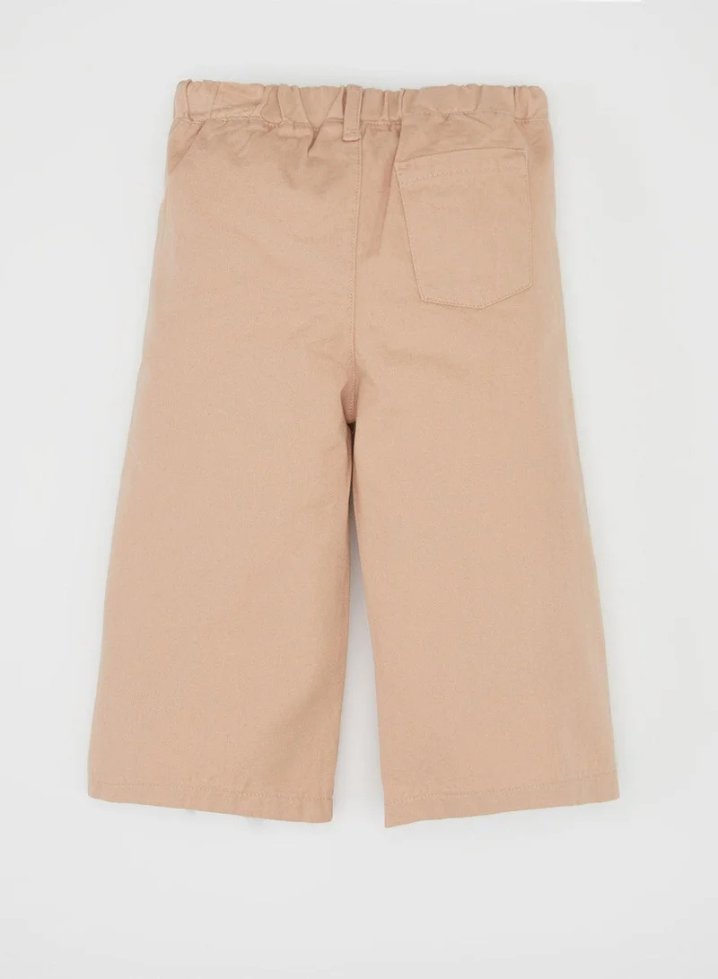 DeFacto Regular Fit Beige Elasticated Jogger Pants With Pockets