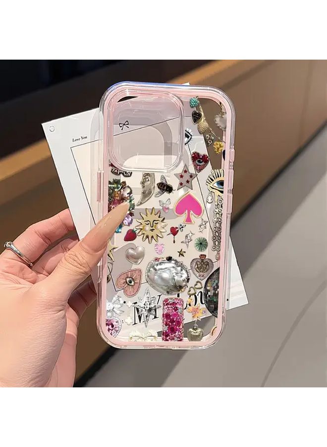 غطاء حماية شفاف مزدوج اللون بحواف مضادة للصدمات لهاتف iPhone 15 - Image 2