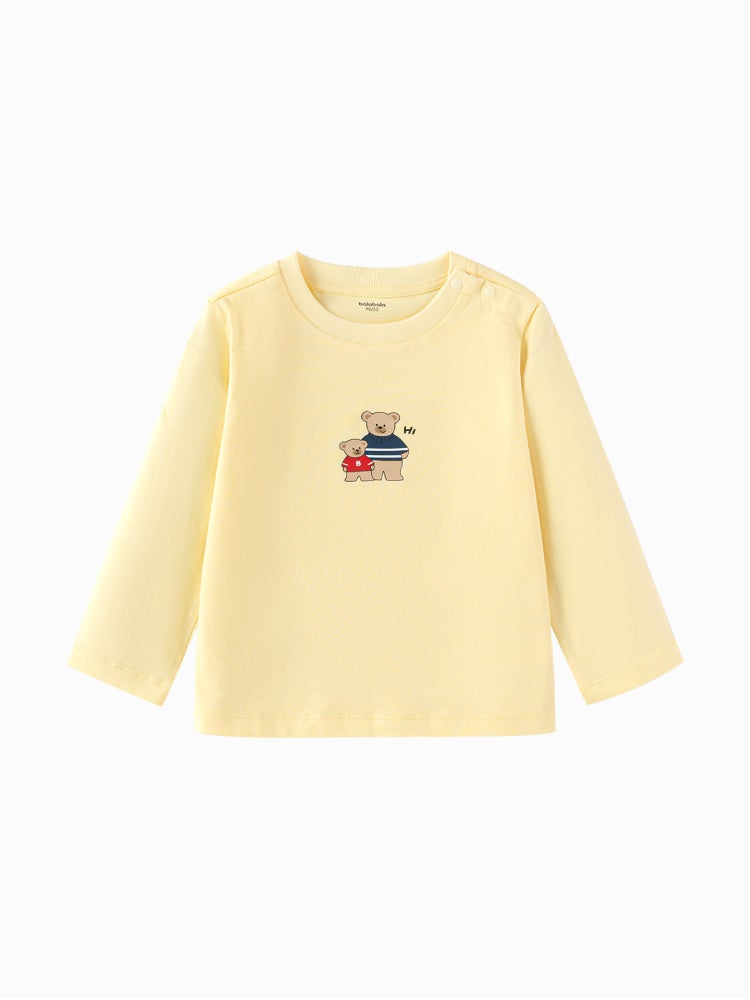 بالابالا توب بأكمام طويلة مع جرافيك أمامي للجنسين - Image 4