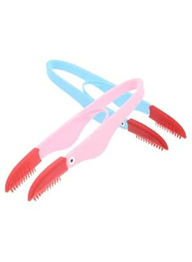 Pet Eye Cleaning Brush Set Soft Bristles For Tear Stain Removal Cat And Dog Grooming Tool Blue Pink - Image 1