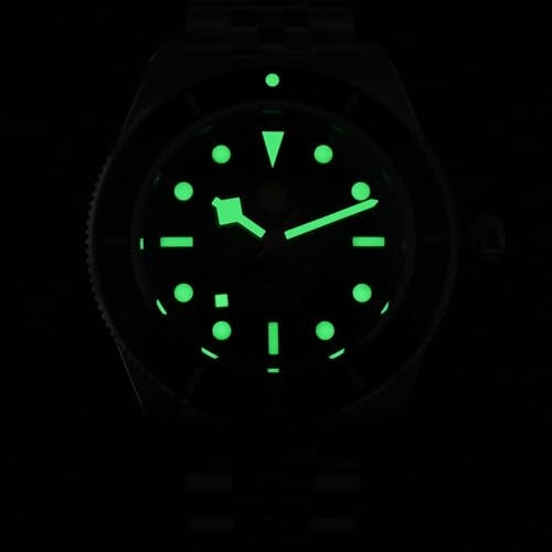 TACTICAL FROG San Martin SN0128 BB58 Automatic Watch 40mm Sapphire Crystal Dive Watches for Men 316L Stainless Steel 200M Water Resistant, Brown Dial - Image 5