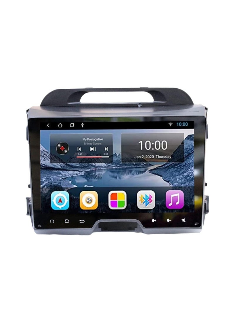 SHEZA STAR - Android Car Stereo for Kia Sportage 2010 2011 2012 2013 2014 2015 2016 1GB RAM 32GB ROM Mirror-Link Wi-Fi BT, Radio GPS Navigation, 9 Inch IPS Touch Screen with Backup Camera Included - Image 1