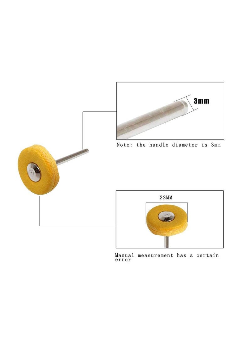 DIY Crafts Diy Crafts 10551 India 999 Polishing Buffing Wheel Set Cotton Little Buff Wheel for Rotary Drill Tool Multicolor 20 Piece  - Image 5
