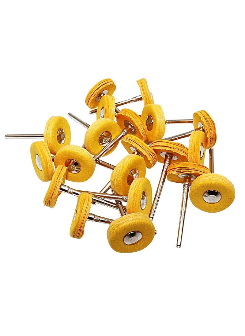 DIY Crafts Diy Crafts 10551 India 999 Polishing Buffing Wheel Set Cotton Little Buff Wheel for Rotary Drill Tool Multicolor 20 Piece  - Image 2