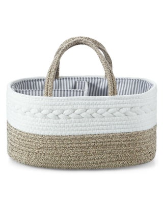 Baby Diaper Caddy Organizer, Portable Nursery Storage Basket Cotton Rope Diaper Caddy - pzsku/Z4DE617614353A63046B7Z/45/_/1699430133/6f98a3df-ad63-4756-b0ca-1dcb5a046702