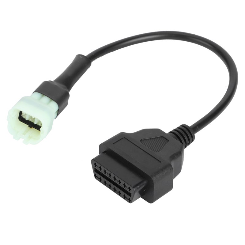 OBD Adapter Cable 6 PIN to 16 PIN ABS Material - Durable Lightweight OBD2 Convertor for Engine Fault Detection - Image 2