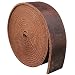 Fan&Ran Genuine Leather Strip 1 Inch Wide 64 Inches Long for DIY Craft Projects 182mm Thick Coffee Brown - Image 2