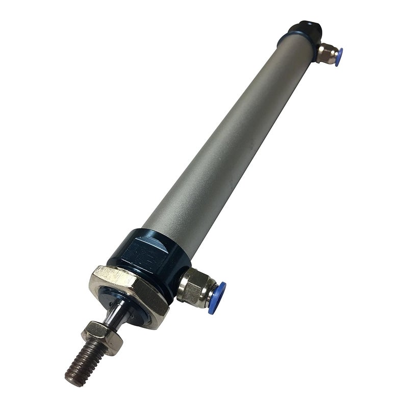 HFX 1" Bore x 4" Stroke Double Acting Pneumatic Cylinder (Roughly 1" Bore 20MM) with Fittings - Image 1