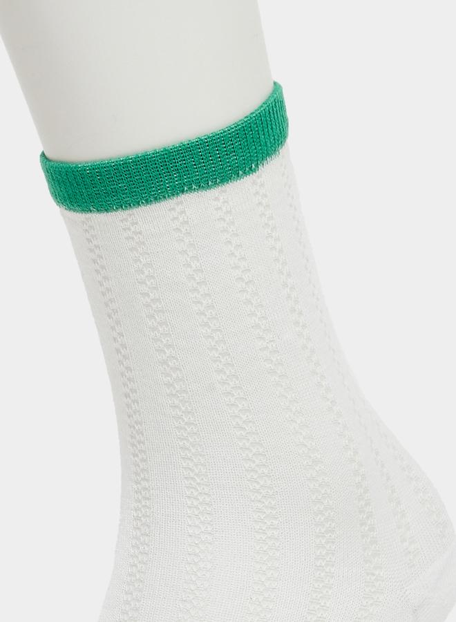 Styli Unisex Teen Socks with Contrast Ribbed - Image 2