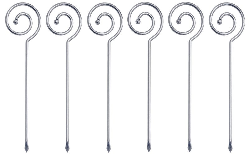 PRODYNE Prodyne Stainless Steel Martini Picks Silver Set of 6 