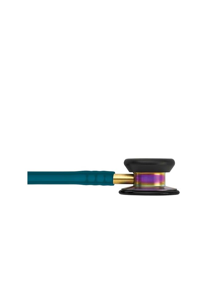 Littmann 3M Littmann Classic II Paediatric Stethoscope 2153, Rainbow-Finish Chestpiece, Caribbean Blue Tube  - Image 2