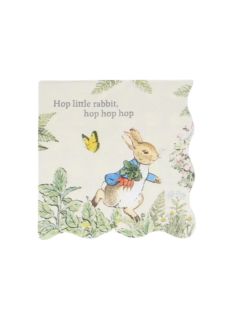 Meri Meri Peter Rabbit In The Garden Small Napkins