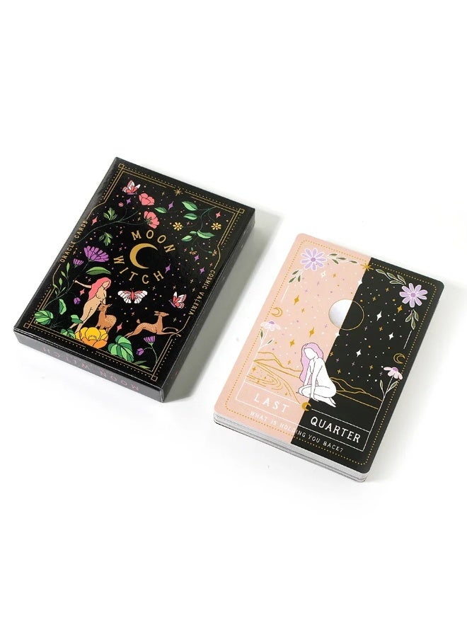 NIBEMINENT 1 set of tarot cards (witchcraft style) - entry-level cards, 78 tarot cards in original format, suitable for beginner's use as witchcraft divination cards, 42 sets, suitable for group use - Image 5