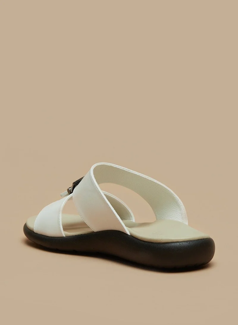 shoexpress Buckle Accent Slip On Arabic Sandals