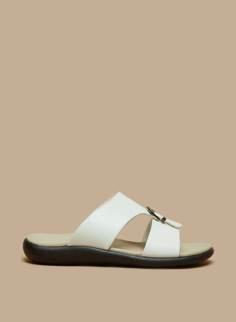 shoexpress Buckle Accent Slip On Arabic Sandals