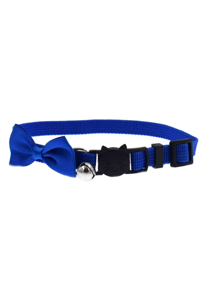 Loquat Pet Bow Tie Safety Collar Belt Blue/Black