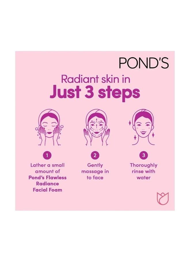 PONDS Flawless Radiance Facial Foam 100ml - Image 2