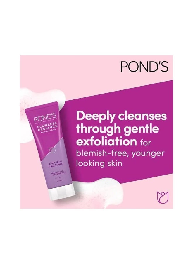 PONDS Flawless Radiance Facial Foam 100ml - Image 4
