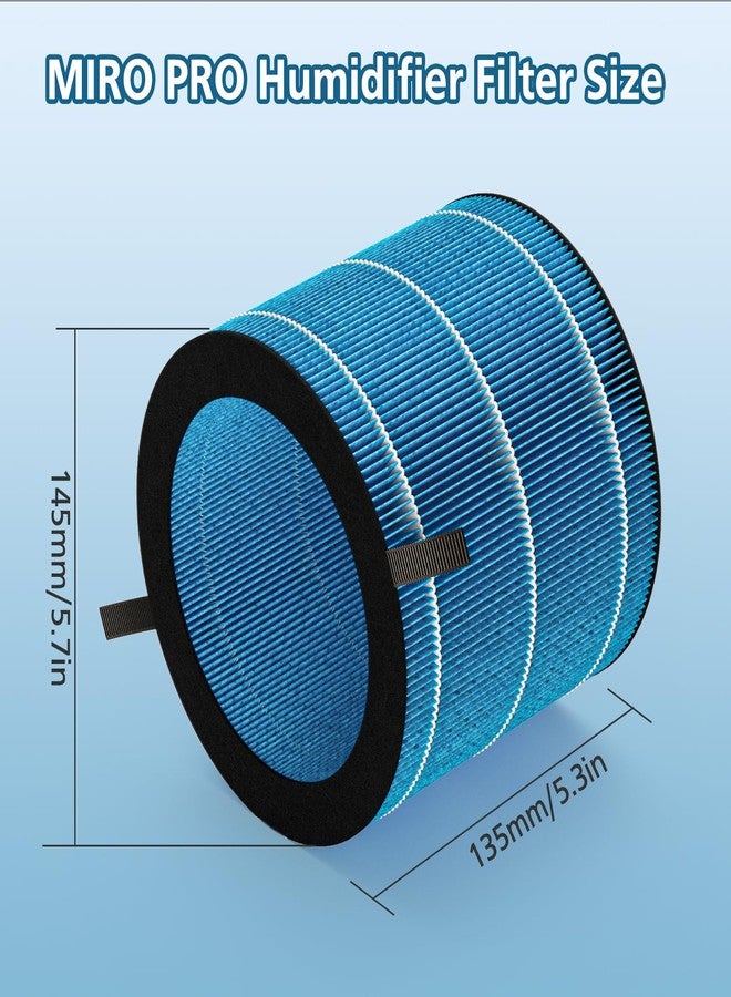 WILERDA MIRO PRO Washable Humidifier Filter, Wicking Filter, Durable Wet Curtain, Compatible with Afloia MIRO PRO and KILO PRO Air Purifier & Humidifier, 2Pack - Image 3