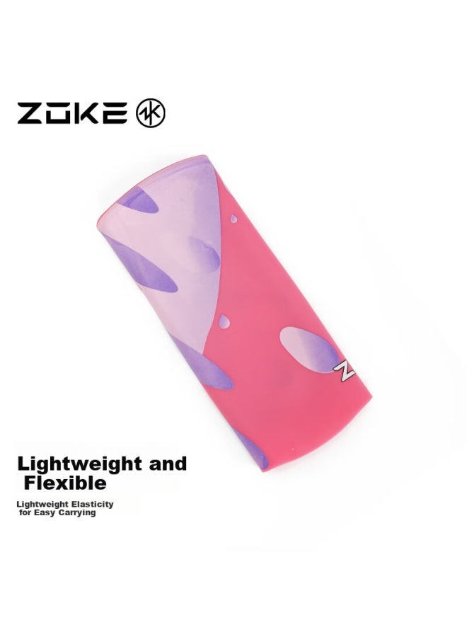 Zoke Children's Silicone Comfortable Hair And Ear Protection Professional Waterproof Training Swim Cap 624603220-2 - Image 4