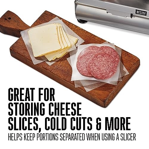 Weston Hamburger Patty Paper, 5.5” x 5.5” Squares, Waxed, Durable & Restaurant Grade, Separates Meats, Cheese and Baked Goods, Made in USA, 1000 Count (10-0102-W),White - Image 5