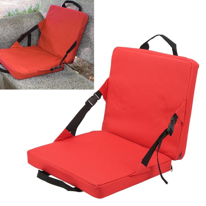Outdoor Foldable Chair: Blue 600D Oxford Cloth & EPE Sponge - Soft Cushion Wear Resistant Stadium Beach Chair for Camping Lawn Park Competition Venues - Image 2