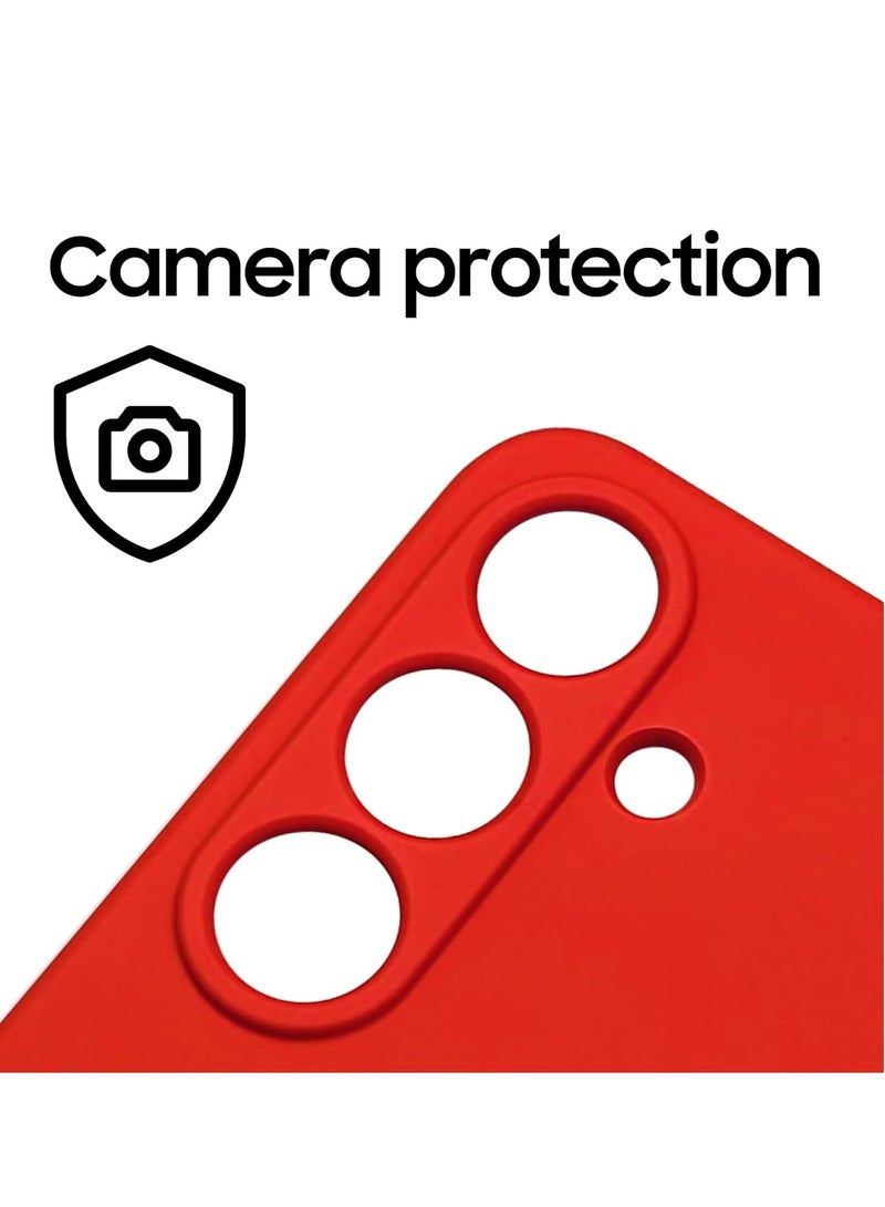 جراب Samsung Galaxy S25 Plus، جراب سيليكون سائل مقاوم للخدش ومضاد لبصمات الأصابع، غطاء حماية كامل الجسم لهاتف Samsung Galaxy S25 Plus مقاس 6.7 بوصة - Image 3