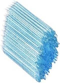 TEOYALL 100 PCS Orange Wooden Sticks, TEOYALL Double-End Wood Cuticle Pusher Nail Art Manicure Pedicure Tools (#3 Blue) 