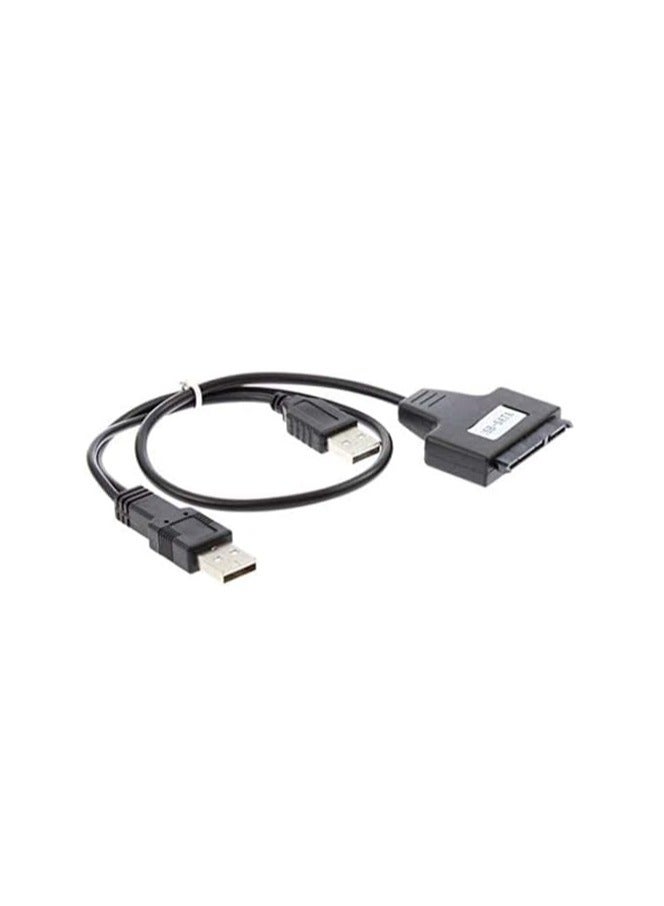كابل محول من USB2.0 إلى e SATA أو SATA - اسود، لكومبيوتر - بي سي  - Image 4