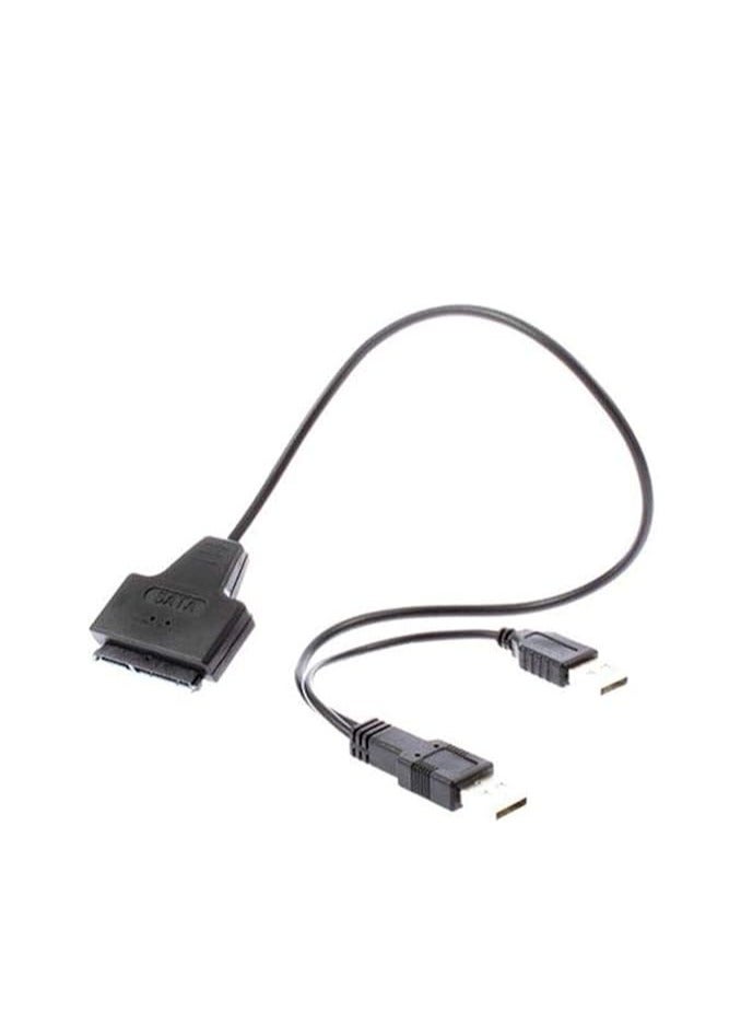 كابل محول من USB2.0 إلى e SATA أو SATA - اسود، لكومبيوتر - بي سي  - Image 5