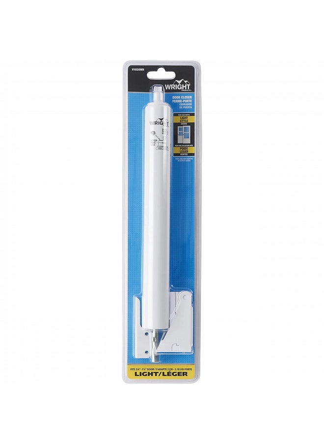 Wright Products Wright Products V1020WH Standard Duty Pneumatic Closer, White  - Image 2