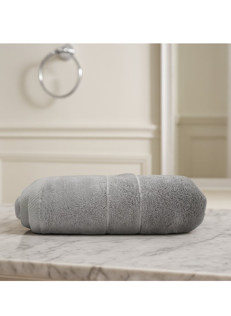 HAVLU Havlu Large Gray Turkish Cotton Bath Towel 70×140 cm – Super Soft, Quick Dry, Highly Absorbent, Lightweight, Durable, Ideal for Bathroom, Gym & Travel – Premium Quality Towel for Daily Use  - Image 1