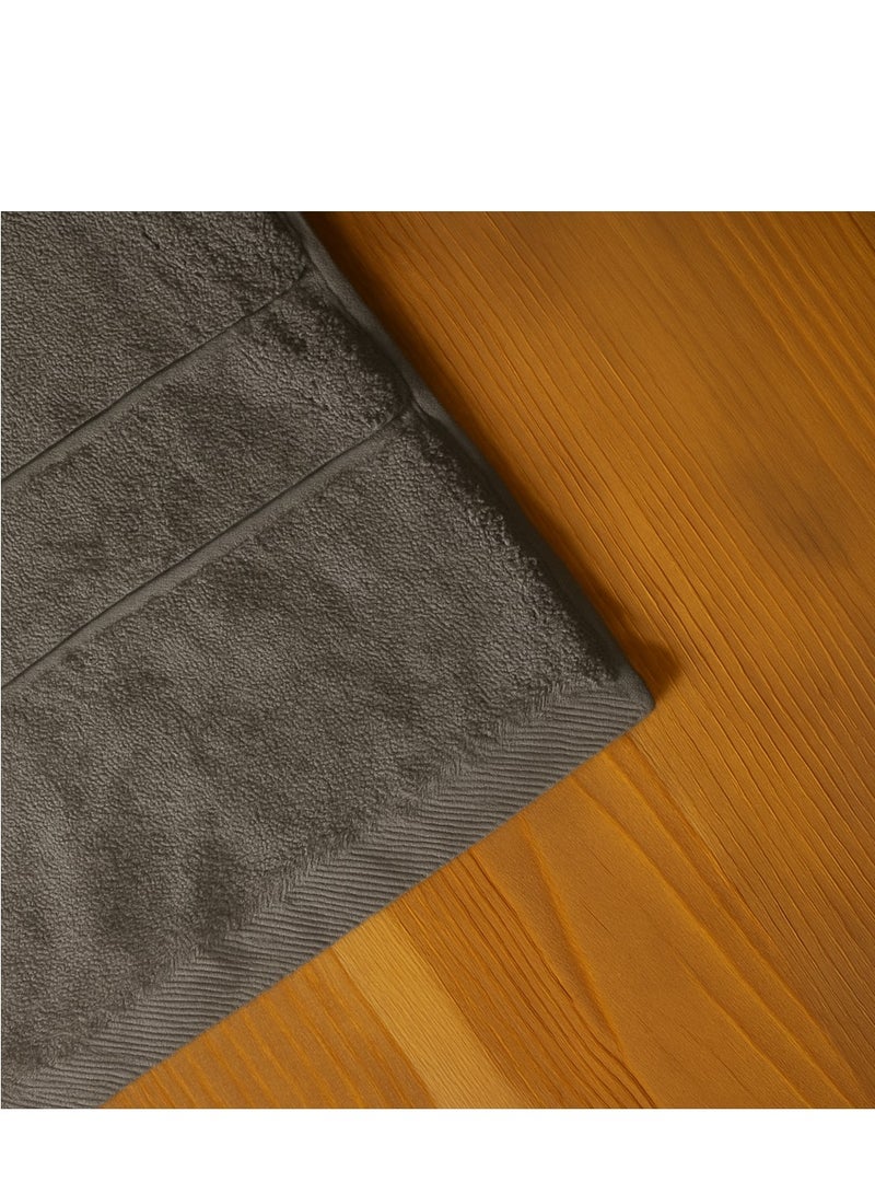 HAVLU Havlu Large Gray Turkish Cotton Bath Towel 70×140 cm – Super Soft, Quick Dry, Highly Absorbent, Lightweight, Durable, Ideal for Bathroom, Gym & Travel – Premium Quality Towel for Daily Use  - Image 5