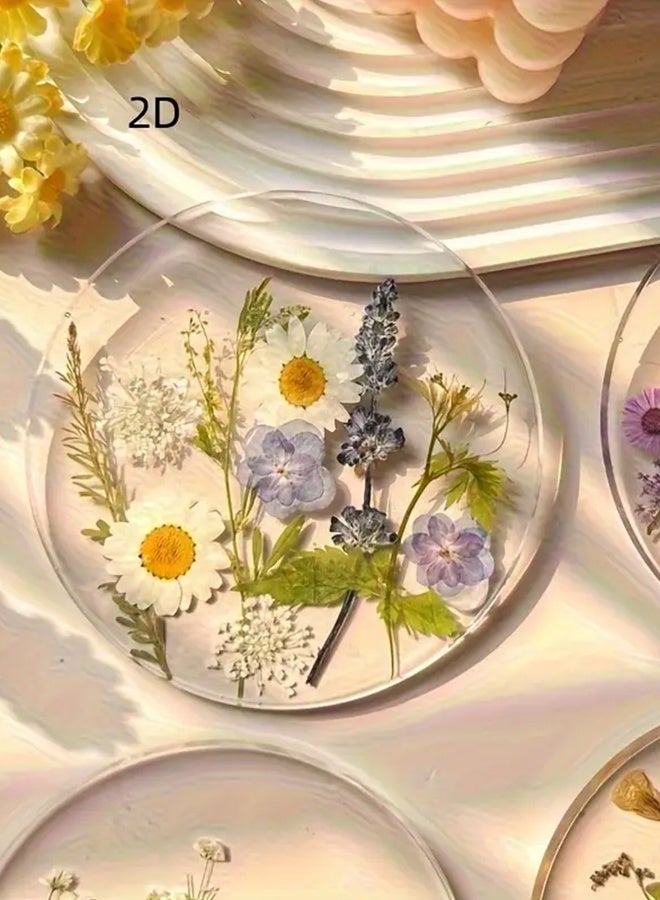 Ready For Chai طقم كوسترات أكريليك مسطحة 4 قطع، كوسترات خارجية ملونة مطبوعة، هدية زفاف عيد ميلاد عيد الأم، ديكور طاولة، تصميم فن الزهور البرية، نمط مسطح ثنائي الأبعاد، خيار عيد الميلاد، كوستر شاي، كوستر، حامل مزهرية طاولة، كوستر أنيق، طقم كوسترات، كوستر للمشروبات 4 قطع – تصميم زهور أنيق | كوسترات طاولة زخرفية للمنزل، المكتب والهدايا - Image 3