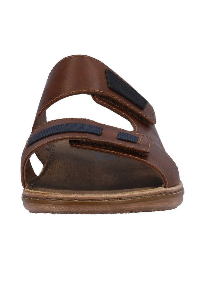 rieker Rieker Mens Casual Sandals 21055-25 Namur Maroon 116-1090  - Image 5