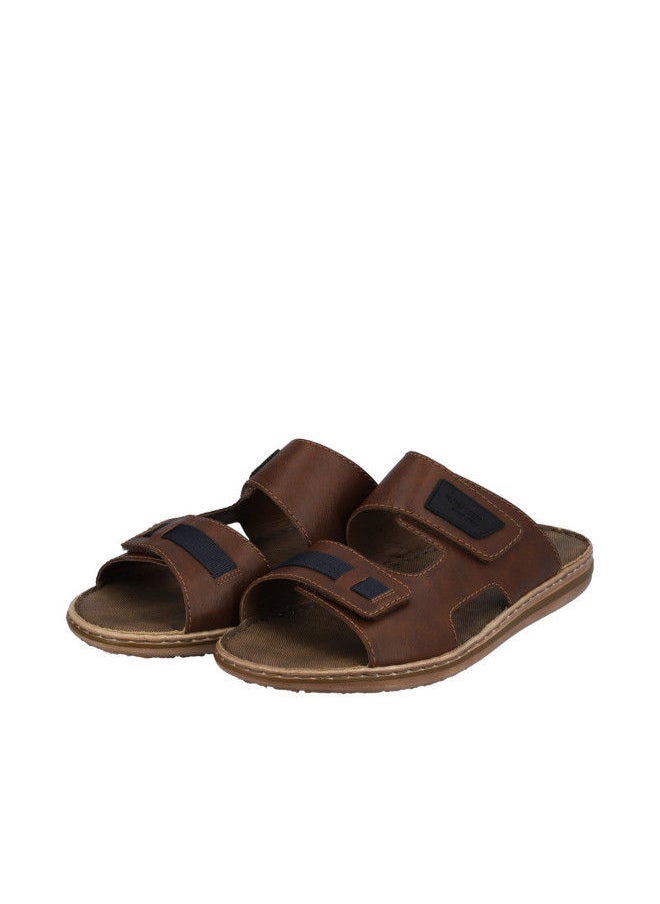 rieker Rieker Mens Casual Sandals 21055-25 Namur Maroon 116-1090  - Image 1