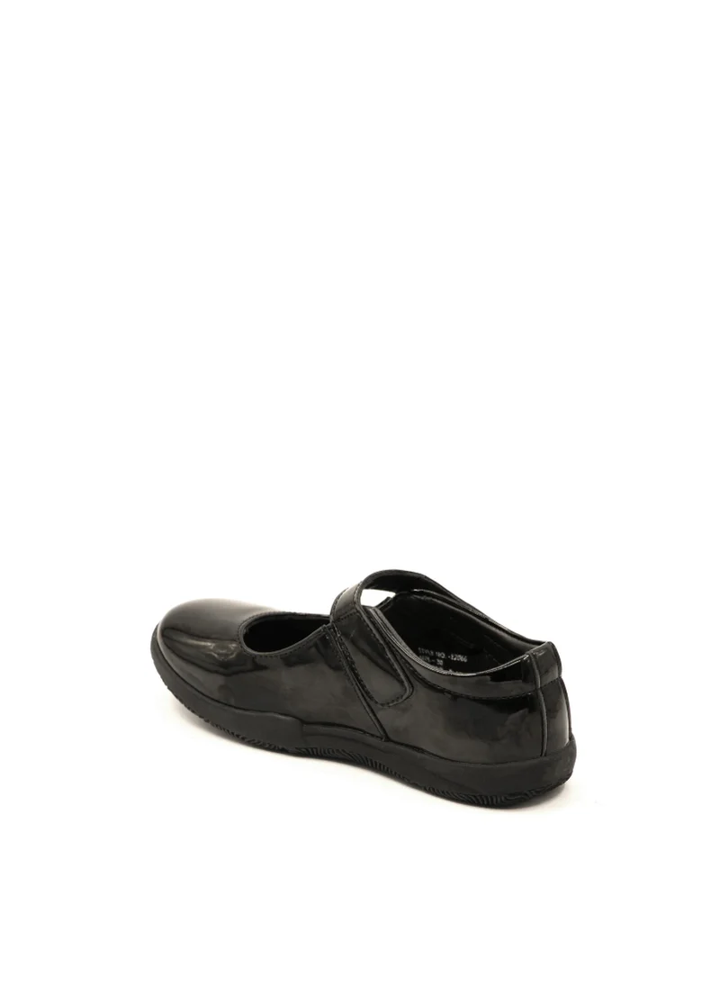 Geoomnii Girls School Shoes – Comfortable Black Formal Uniform Footwear for Daily Wear | Non-Slip Sole, Durable Stitching, Cushioned Insole | Back to School Essentials