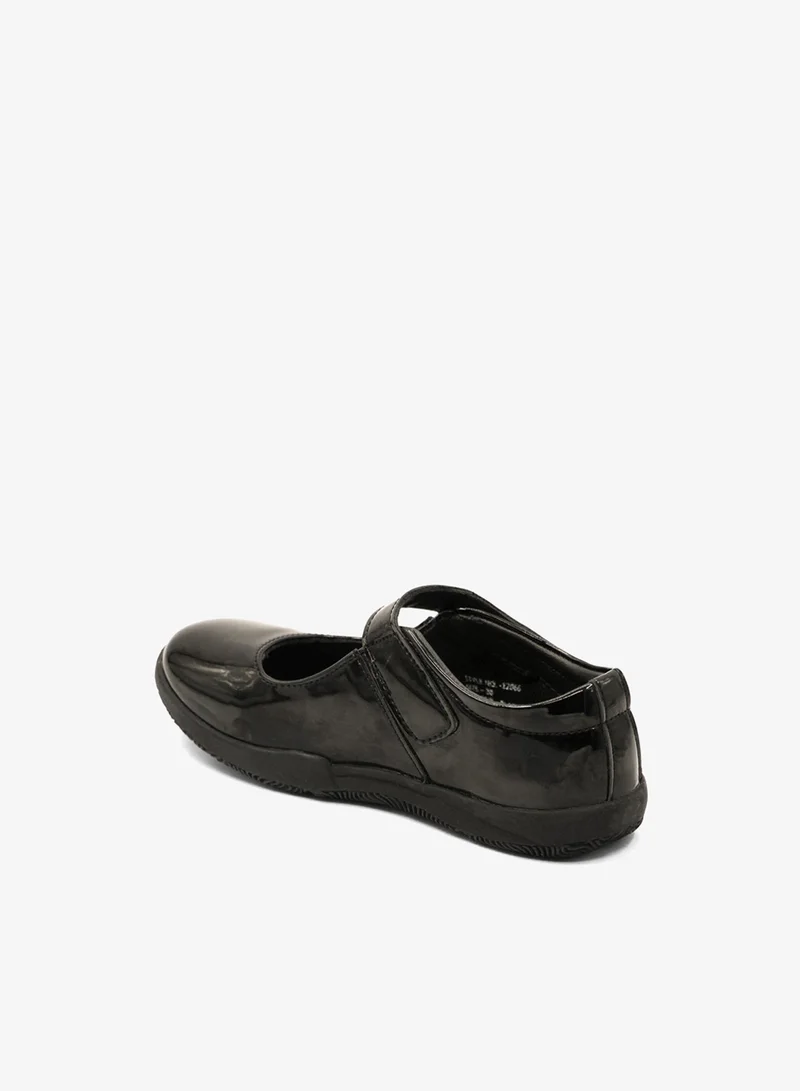 Geoomnii Black Girls School Shoes – Comfortable Black Formal Uniform Footwear for Daily Wear | Non-Slip Sole, Durable Stitching, Cushioned Insole | Back to School Essentials for Women | Best Price UAE