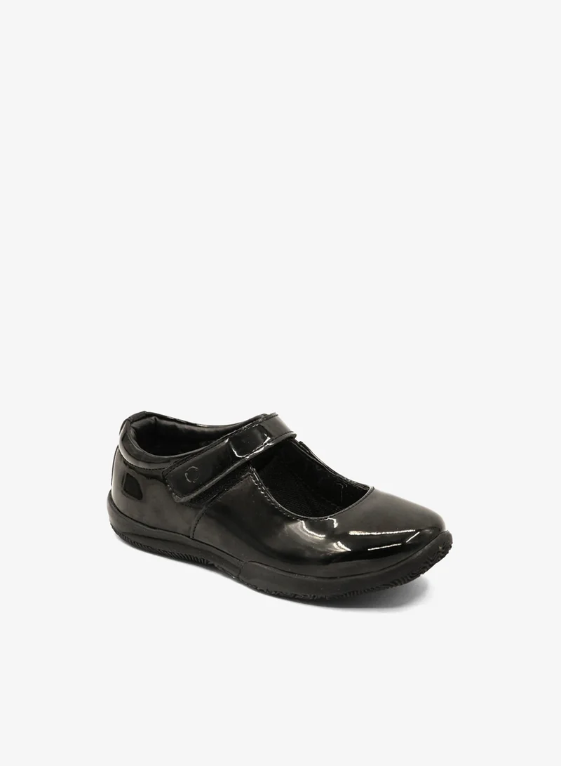 Geoomnii Girls School Shoes – Comfortable Black Formal Uniform Footwear for Daily Wear | Non-Slip Sole, Durable Stitching, Cushioned Insole | Back to School Essentials