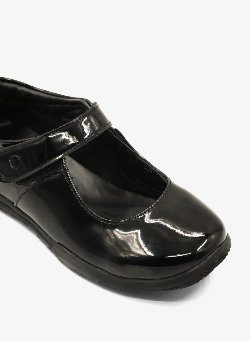 Geoomnii Black Girls School Shoes – Comfortable Black Formal Uniform Footwear for Daily Wear | Non-Slip Sole, Durable Stitching, Cushioned Insole | Back to School Essentials for Women | Best Price UAE