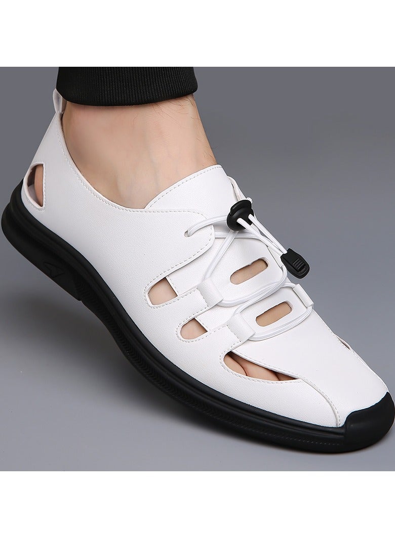 Shougu Versatile Retro Casual Leather Shoes  - Image 1
