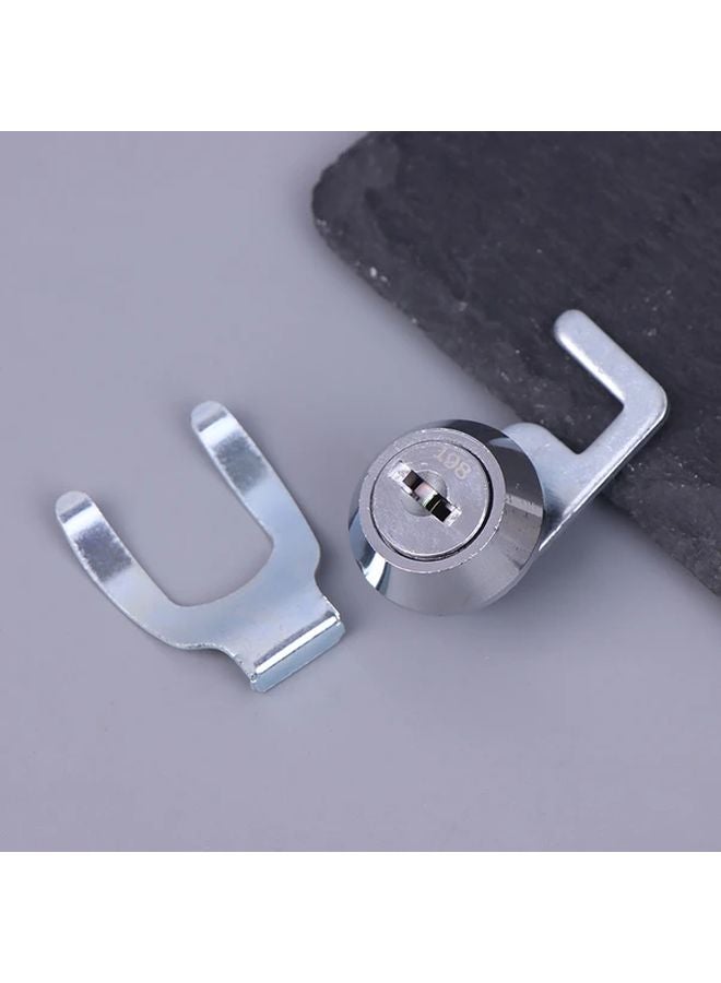 1 Set Heavy Duty Mini Cam Lock Quick Clip Keyed Cylinder No Power Needed Secure - Image 4