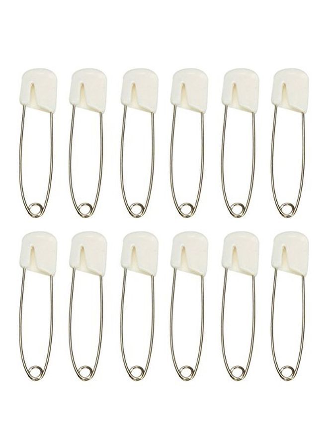 NIBEMINENT 100-Piece Nappy Safety Pin Set