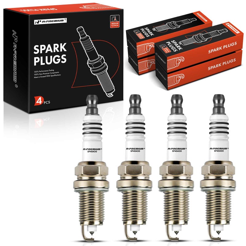 APremium Iridium Platinum Spark Plugs Compatible with Honda Civic 19922000 15L 16L Pack of 4