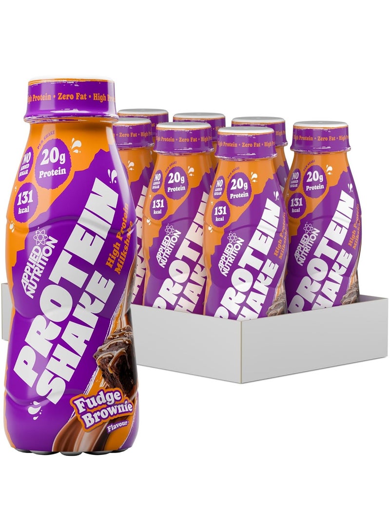 أبلايد نيوتريشن شيك عالي البروتين بنكهة فدج براوني 330 مل، عبوة 8 قطع - Image 1