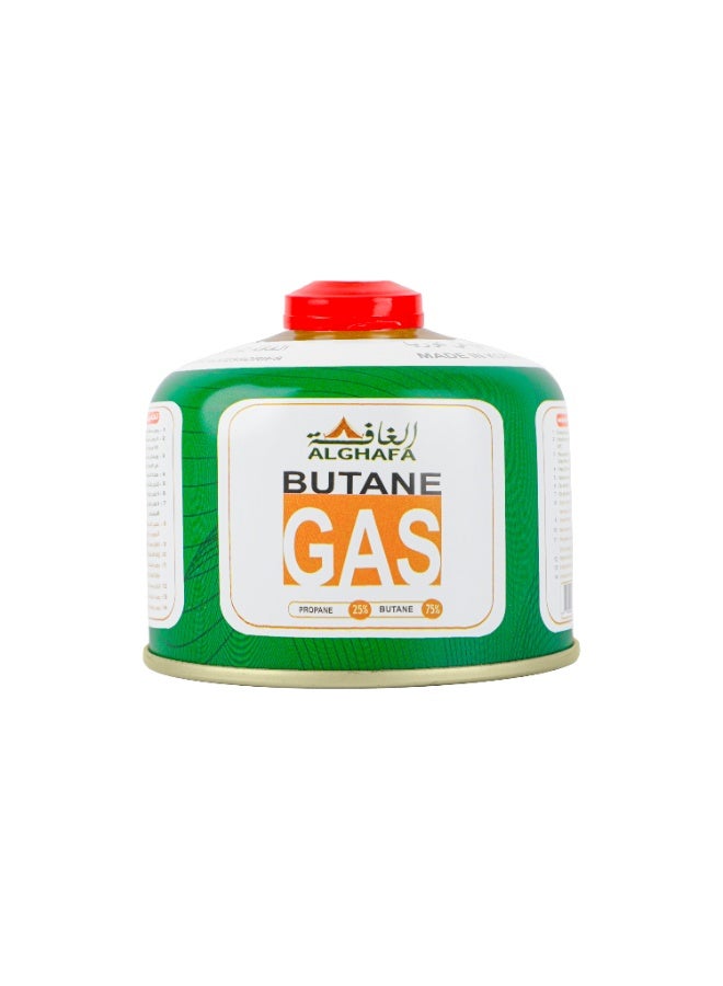 ALGHAFA Al Ghafaa Butane + Propane Gas Cartridge 230g, Camping Gas for Portable Camping Stove and Picnic Burners - Image 1