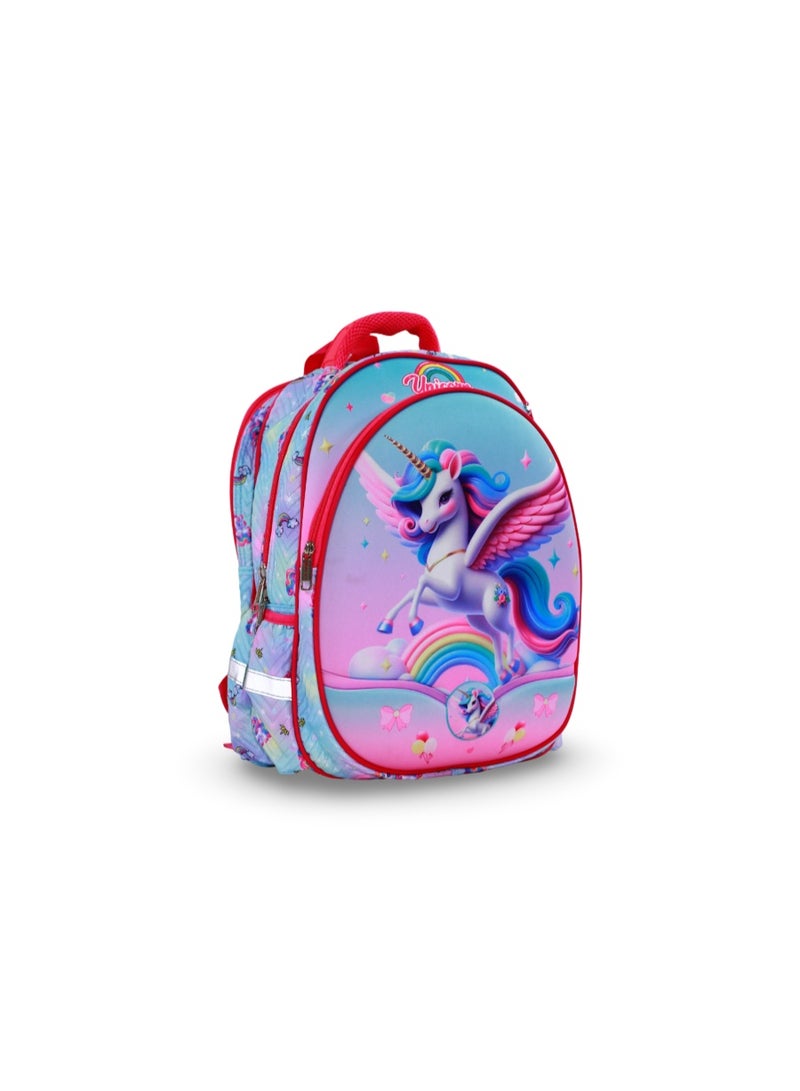 Migo Unicorn Backpack 16 Inches – Baby Blue - Image 1