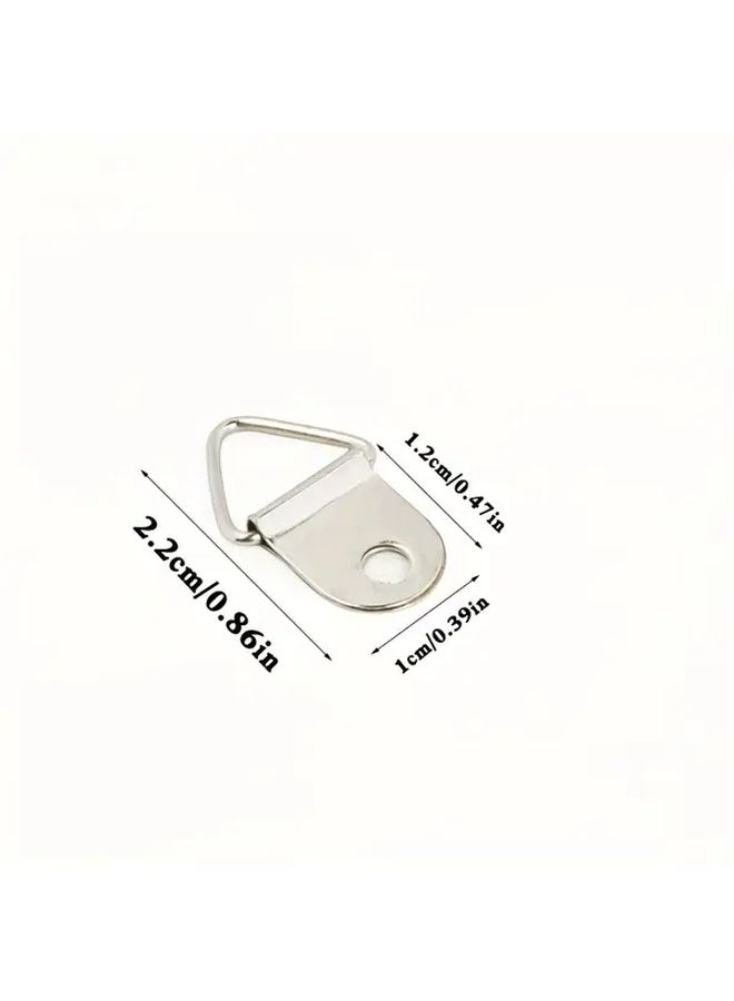 Golden Triangle Metal Picture Hangers 100 Pieces With Screws For Wall Photo Frames Art Display - Image 3